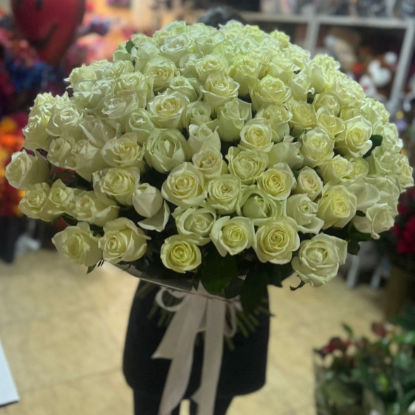 Букет 201 белая роза   в Керчи