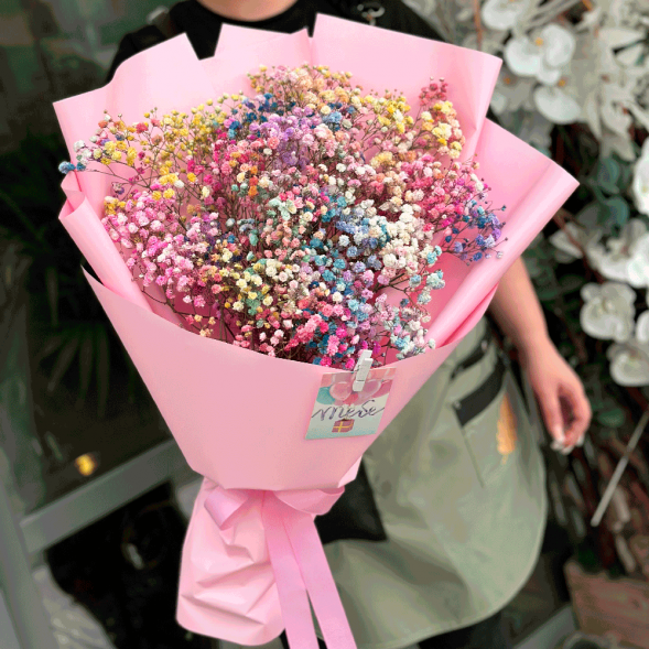 Букет Радужная гипсофила в Керчи