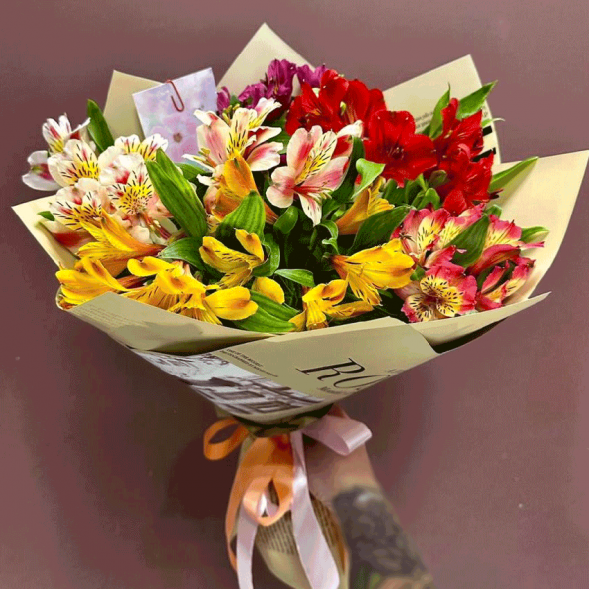 Букет 11 альстромерий в Керчи