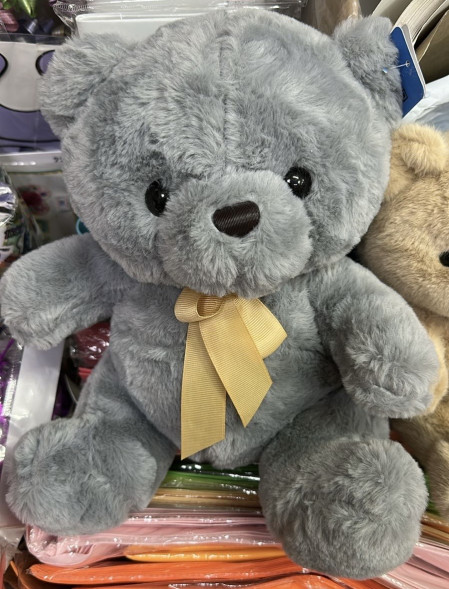 Плюшевый мишка тёмный 30-35 см. в Керчи