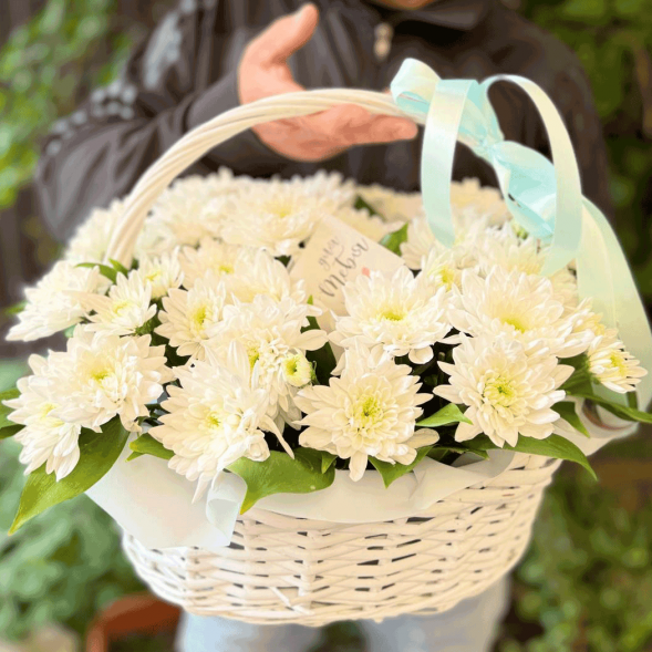 Композиция в корзине &quot;Блеск цветов&quot; в Керчи