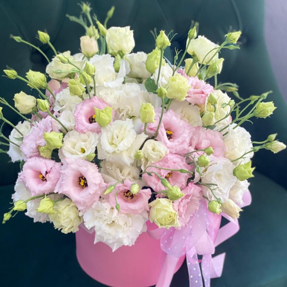 Композиция из эустом Нежное прикосновение в Керчи