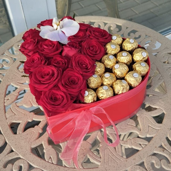 Букет Огненная страсть в Керчи